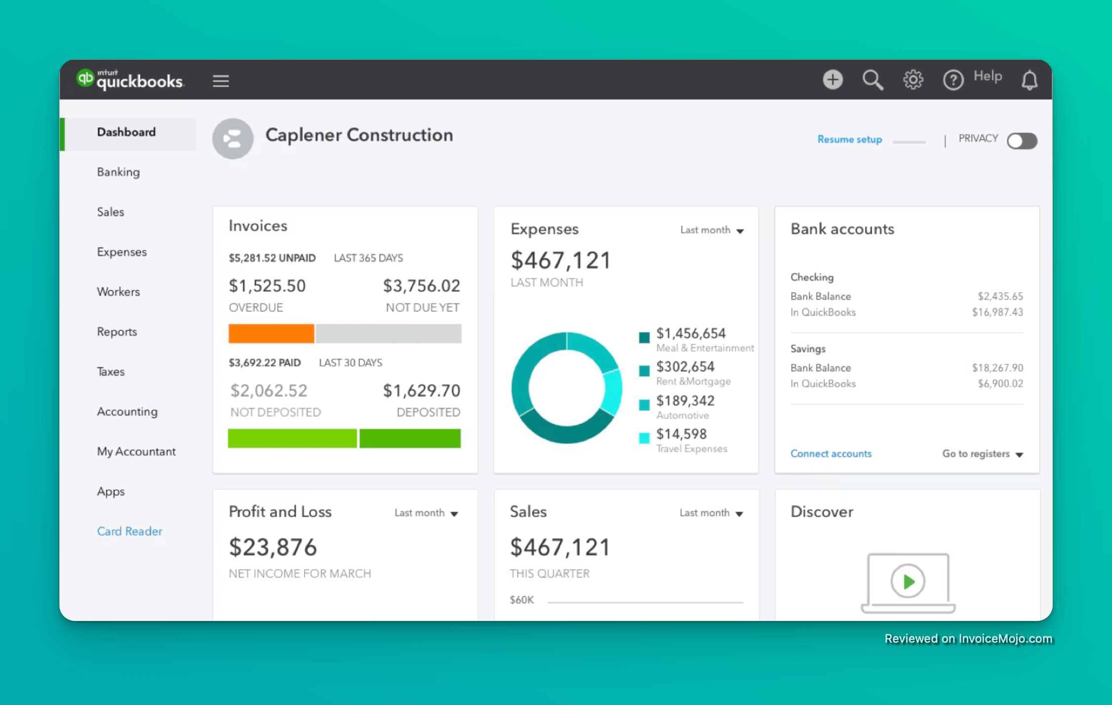 Quickbooks screenshot